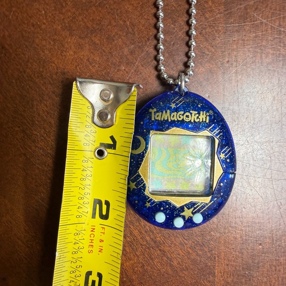 Tamagotchi Blue Galaxy Virtual Pet Bandai 2021 Rare Design - Picture 2 of 9